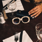 Mother-of-Pearl Aru Claris Virot Sunglasses