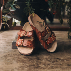 Brick Velvet Odette Sandals