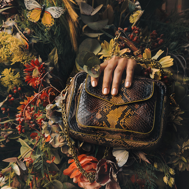 Sac Python Charly Oeil de Tigre