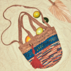 Multico Raffia Mini Basket Stella S