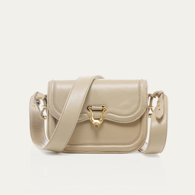 Mini Manon Bag in Gypse Nappa Leather