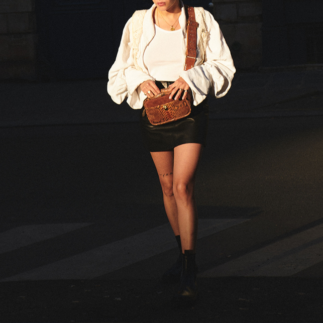 Moka Python Bag Lily