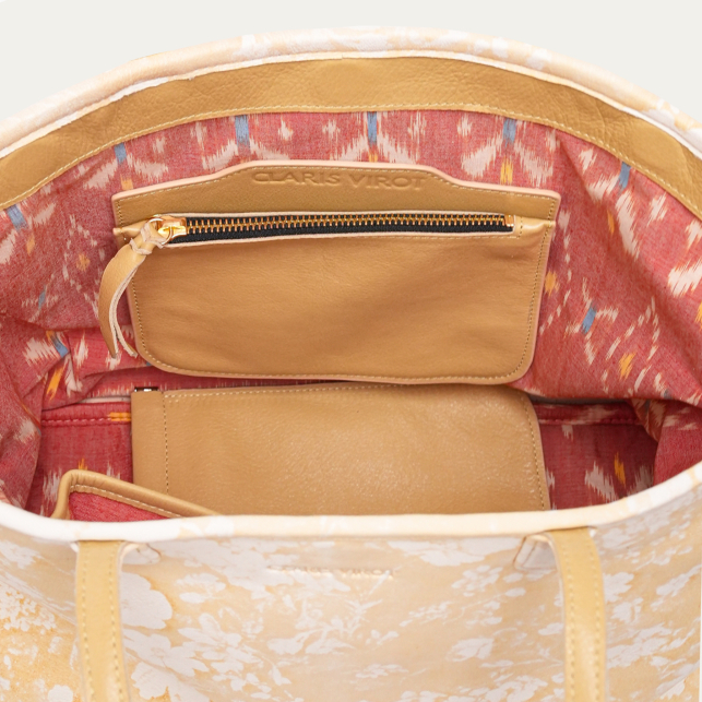 Solfiora Suede Calfskin Marny Tote Bag