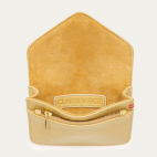 Off White Leather Card Holder Alex