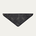 Bandana Cuir Nappa Noir Imprime Bandana
