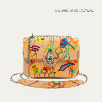 Sac Tissu Ava Medium Amphore Brodé