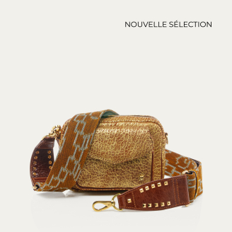 Sac Baby Charly Cuir Bubble Or Antique