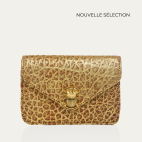 Antic Gold Bubble Leather Card Holder Alex