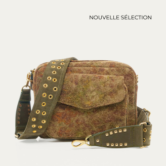 Bag Big Charly Papyrus Used Thick Suede
