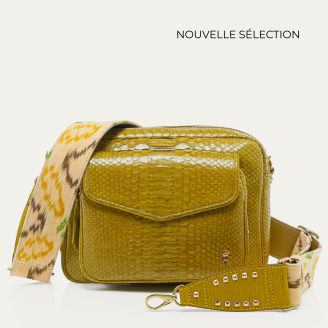 Bag Big Charly Sulfur Yellow Python