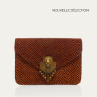 Porte Cartes Cuir Alex Veau Velours Sekhmet