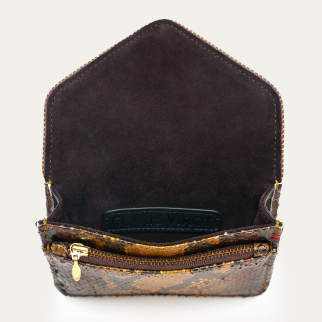 Tiger Eye Stone Python Alex Cards Holder