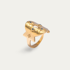 Bague Manchette Secret Or
