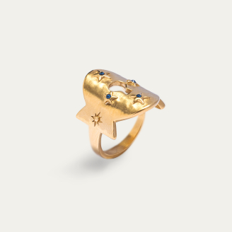 Secret Gold Cuff Ring
