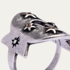 Bague Manchette Secret Argent