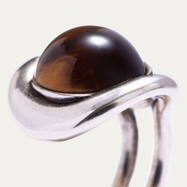 Bague à Pierre Osmose Argent