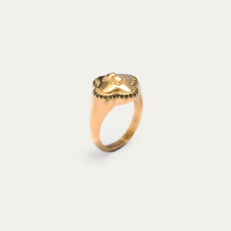 Scarab Signet Ring Gold