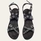 Sandales Python Laurette Noir