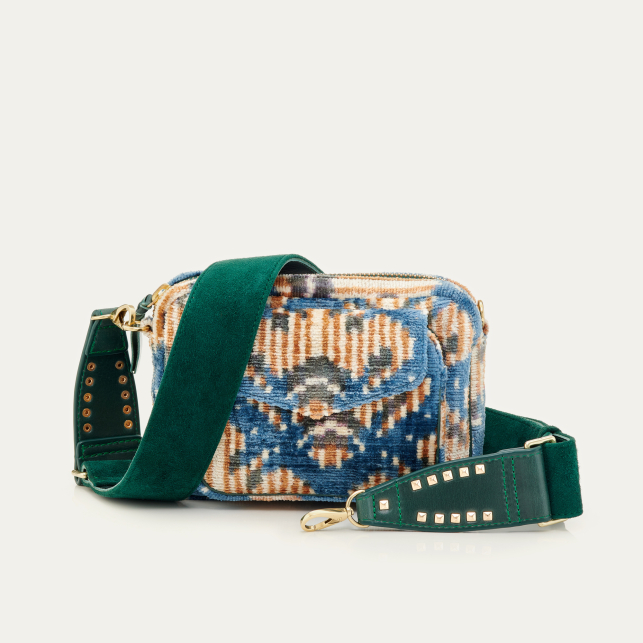 Charly Snowflake Silk Velvet Bag