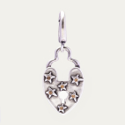 Pendentif Coeur Secret Amovible Argent