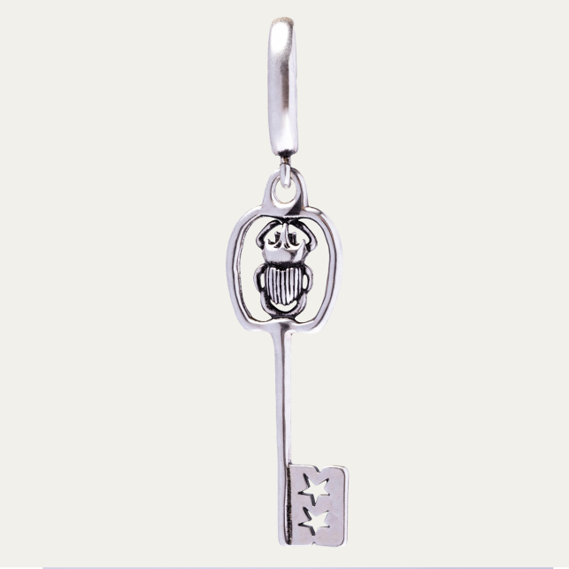 Pendentif Clef Amovible Argent