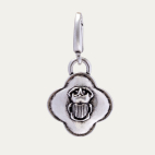 Removable Silver Beetle Pendant