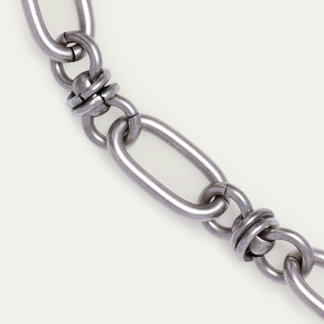 Silver Chain Mail Necklace