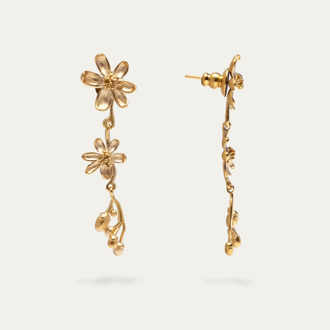 Boucles d'Oreilles Pendantes Neroli