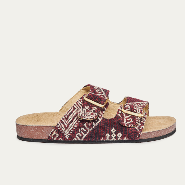 Sandales Odette Timor Bordeaux