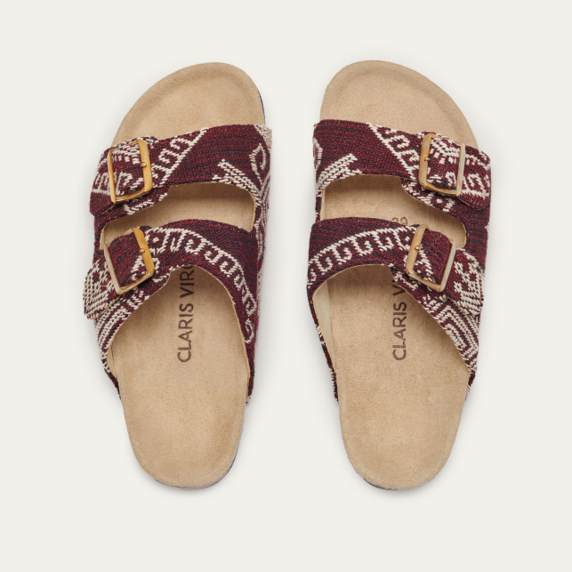 Burgundy Timor Odette Sandals