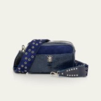 Sac Python Lily Navy
