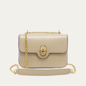 Sac Ava Medium Nappa Gypse