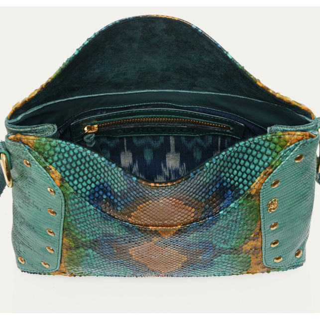 Sac Python Gaia Lotus Bleu