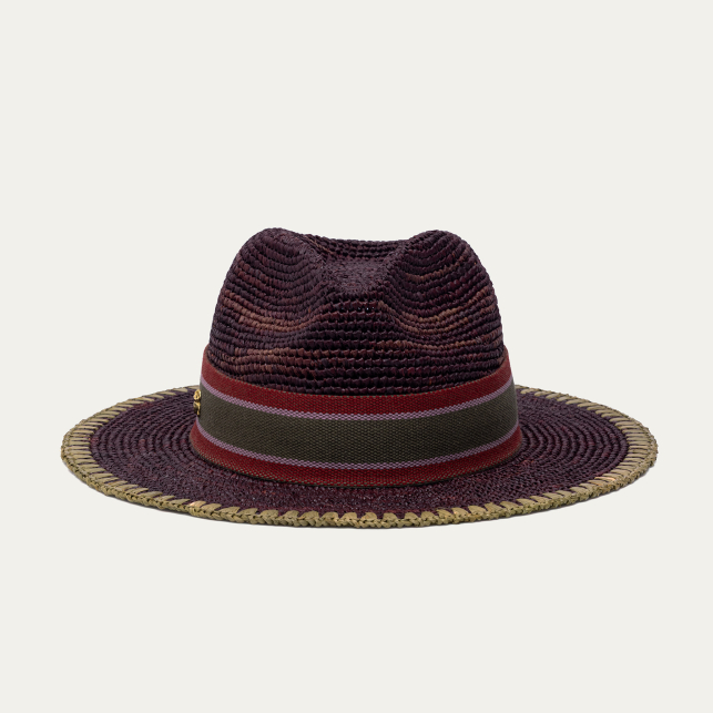 Thymaroise Raffia Fedora Hat