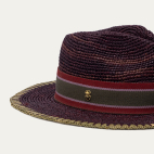 Thymaroise Raffia Fedora Hat