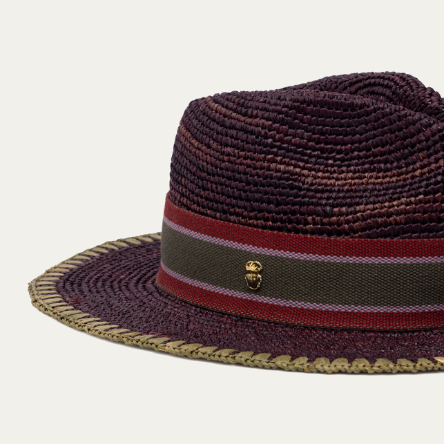 Thymaroise Raffia Fedora Hat