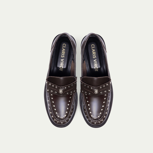 Dark Brown Leather Gigi Loafer