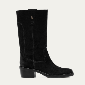 Camargaise Veau Velours Maddie Noir