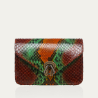 Blue Lotus Python Card Holder Alex