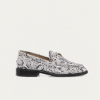 Mocassin Cuir Embossé Python Gigi