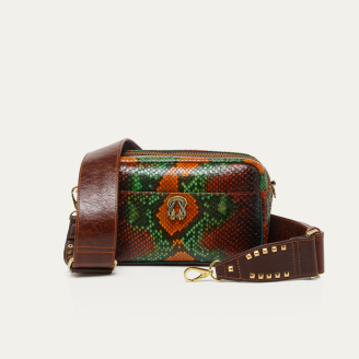 Blue Lotus Python Lily Bag