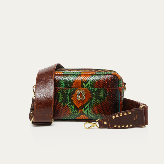 Blue Lotus Python Lily Bag