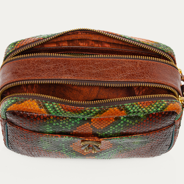 Blue Lotus Python Lily Bag