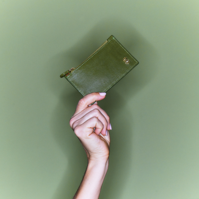 Romarin Leather Helena Card Holder