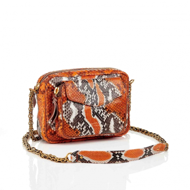 sac bandouliere orange