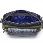 Sac Python Big Charly Tricolore Denim Chaîne