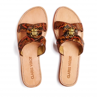 Sandales Python Nina Moka