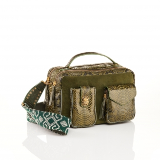 Sac Python César Vert Kaki