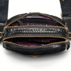 Sac Python Lily Noir