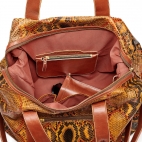 Sac Week-End Python Roger Moka Painted L